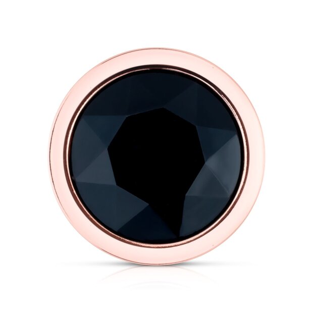 Rosy Gold Metal Butt Plug Set 3 Pieces Rose Gold