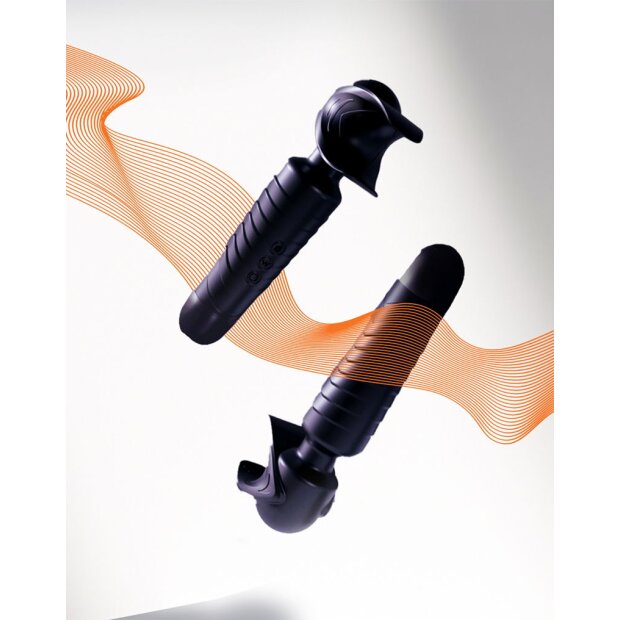 MANWAN Man.Wand EVO Recargeable Masturbator Black Plum