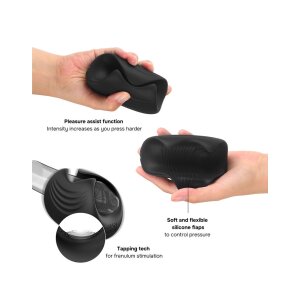 MANWAN Sub One Vibrating Masturbator with Tapping Feature...