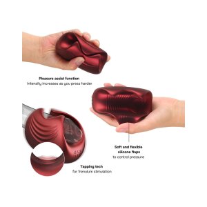 MANWAN Sub One Vibrating Masturbator with Tapping Feature...