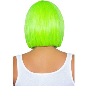 Leg Avenue Fluorescent Bob Wig Neon Green