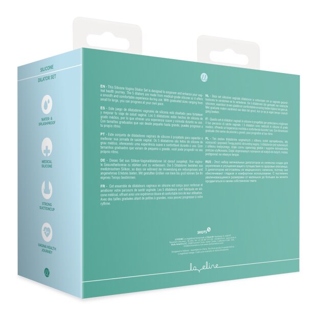 Loveline Silicone Vagina Dilator Set - Multicolor