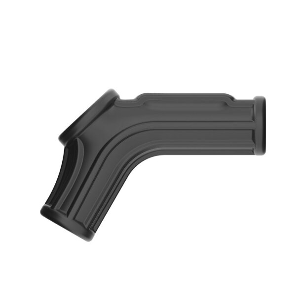 LoveToy Ridge Knights Ring Vibrating Penis And Scrotum Sleeve (Ø 2.8 cm) Black