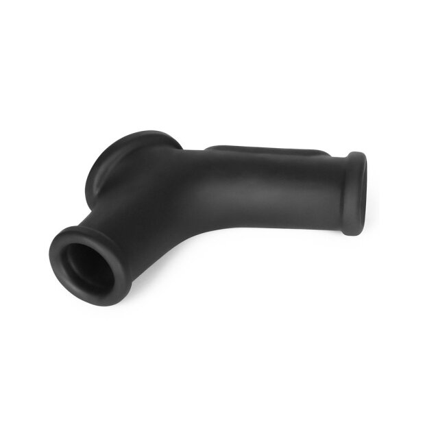 LoveToy Silk Knights Ring Vibrating Penis And Scrotum Sleeve (Ø 2.8 cm) - Black