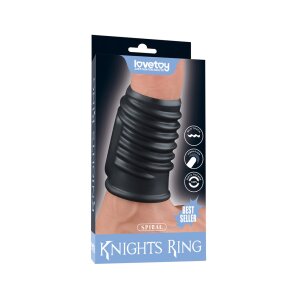 LoveToy Spiral Knights Ring Vibrating Penis Sleeve...