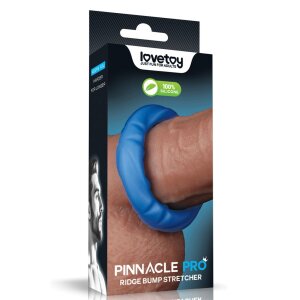 LoveToy Pinnacle Pro Ridge Bump Stretcher Blue