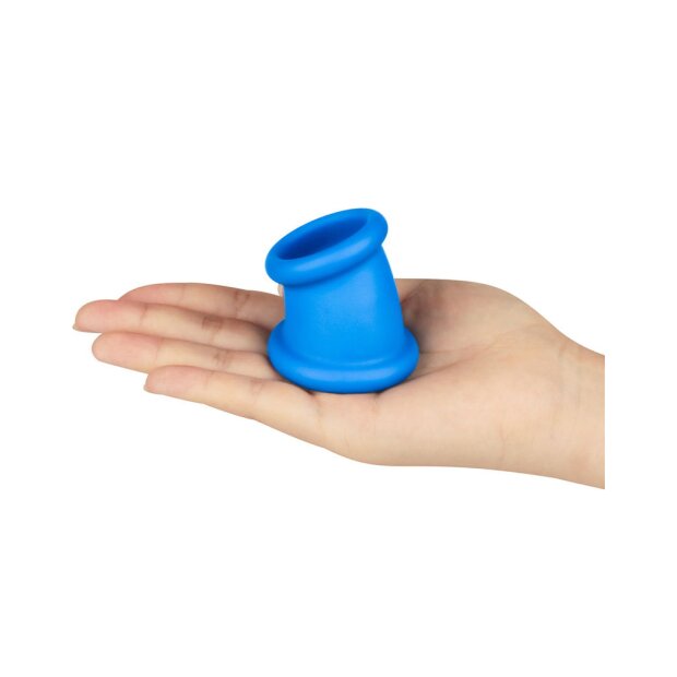 LoveToy Pinnacle Pro Tapered Squeeze Stretcher Blue