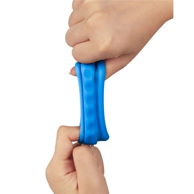 LoveToy Pinnacle Pro Twin Flex Stretcher Blue