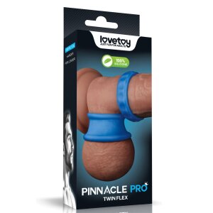 LoveToy Pinnacle Pro Twin Flex Stretcher Blue