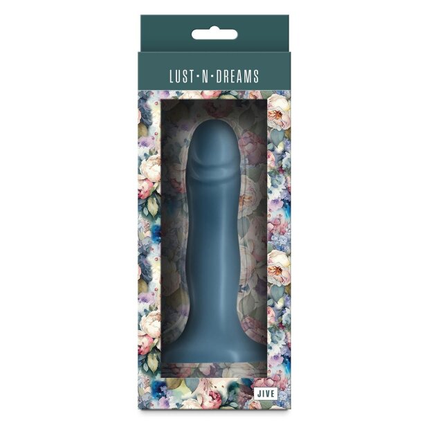 NS Novelties Lust-n-Dreams Jive Godemichet à Ventouse Bleu 16,3 cm Ø 4 cm