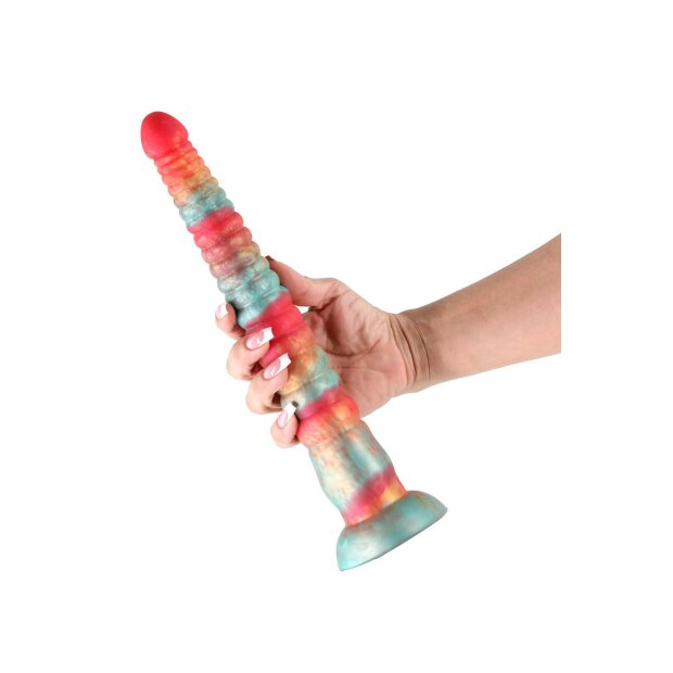 NS Novelties Colours Stacked Dildo Mehrfarbig 30,6 cm Ø 4,5 cm