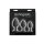 NS Novelties Renegade Triple Ace Kit Analplug Set 3-teilig Schwarz Ø 4,5 cm