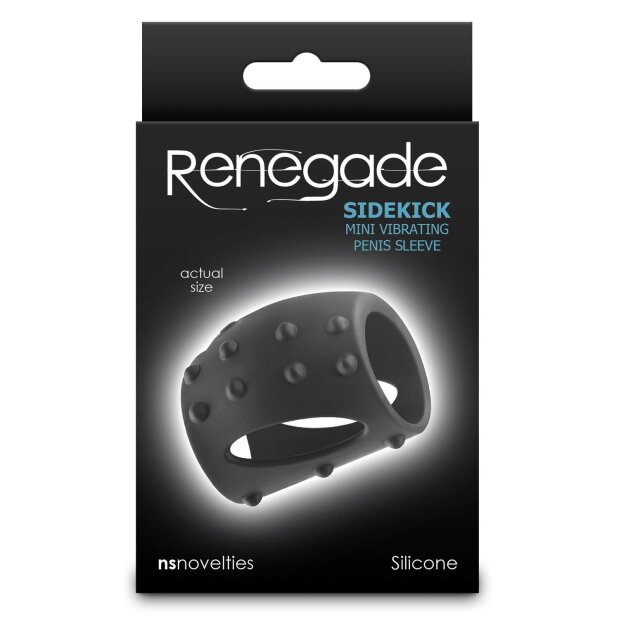 Ns Novelties Renegade Sidekick Gaine de Pénis Vibrante Noir Ø 4,5 cm