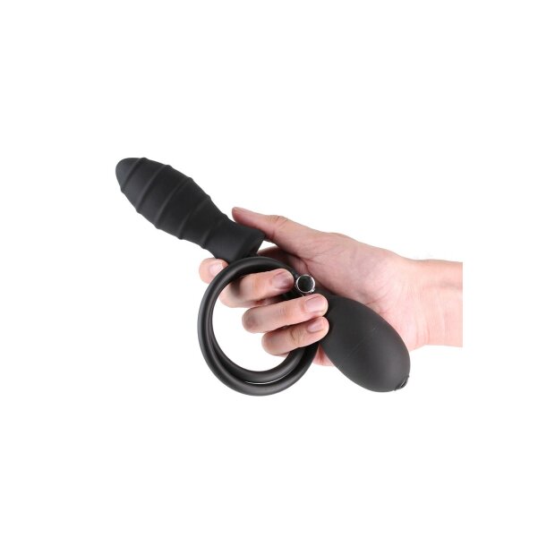 Ns Novelties Renegade Inflataplay Plug Gonflable Noir 10,5 cm Ø 4 cm