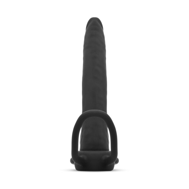 Easy Toys Men Only Dildo with Cock Ring Black