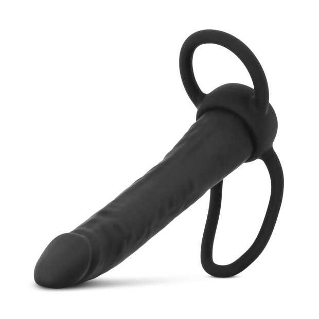 Easy Toys Men Only Dildo with Cock Ring Black