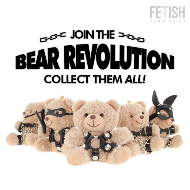 Fetish Submissive Bongo Teddy Bear BDSM Model 4