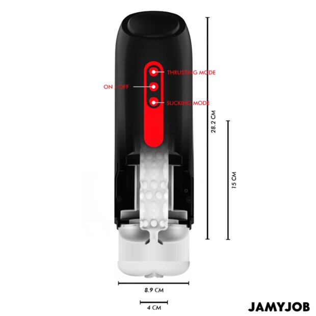 JAMYJOB Phantom Automatic Vagina Masturbator 5 Suction And Thrust Modes