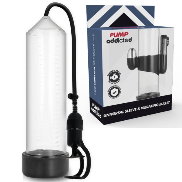 PUMP ADDICTED - RX5 Transparenter Vibrator Pumpe