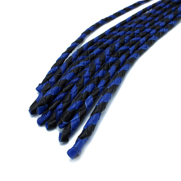 Kiotos Leather Whip Nine Tails Black & Blue