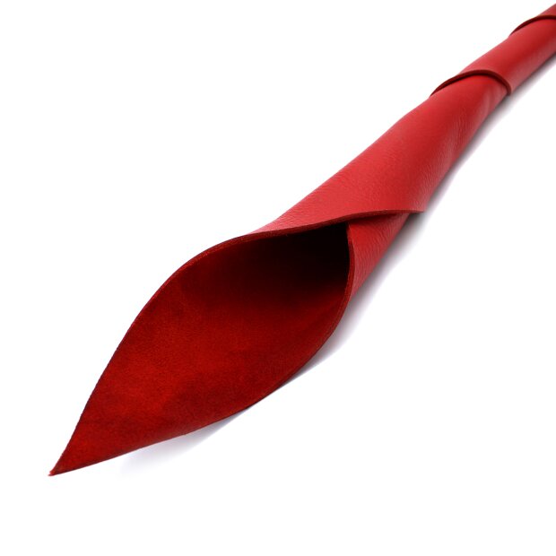 Kiotos Sultan Peitsche aus Leder Schwarz Rot