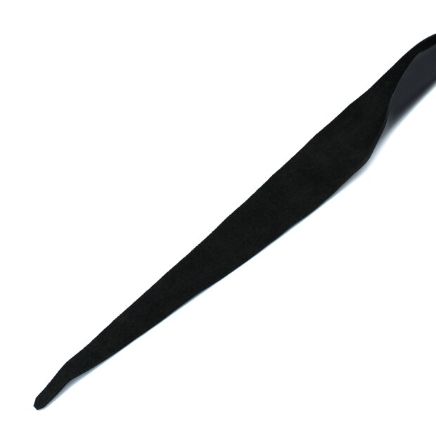 Kiotos Lederpeitsche mit D-Ring Schwarz