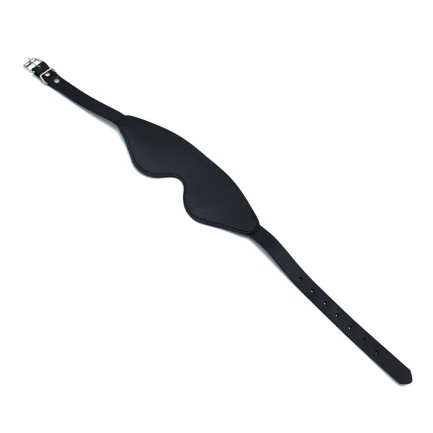 Kiotos Black Leather Blindfold