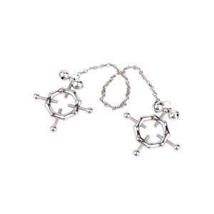 Kiotos Hexagon-Shaped Nipple Clamps Tinkling Bells