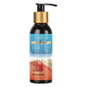 SENSUVA Natural Water-Based Personal Lubricant Strawberry...