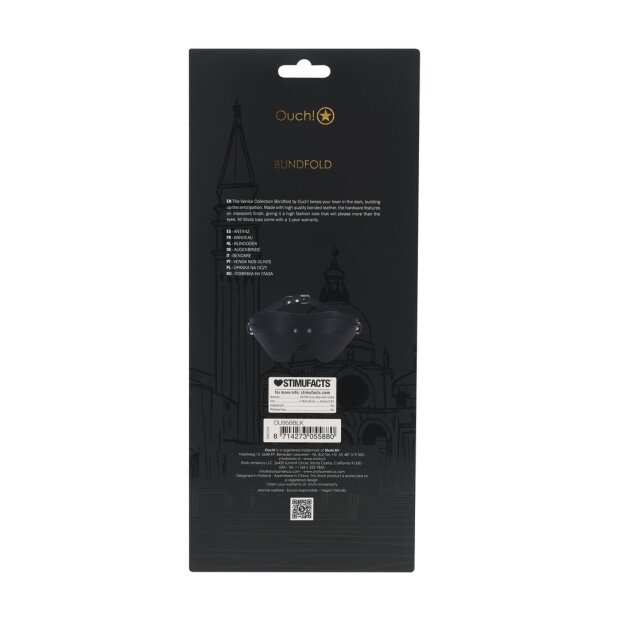 Venice Collection Blindfold Black