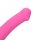 Loveline Non-Phallic Vibrating Dildo - Medium - Powerful Pink