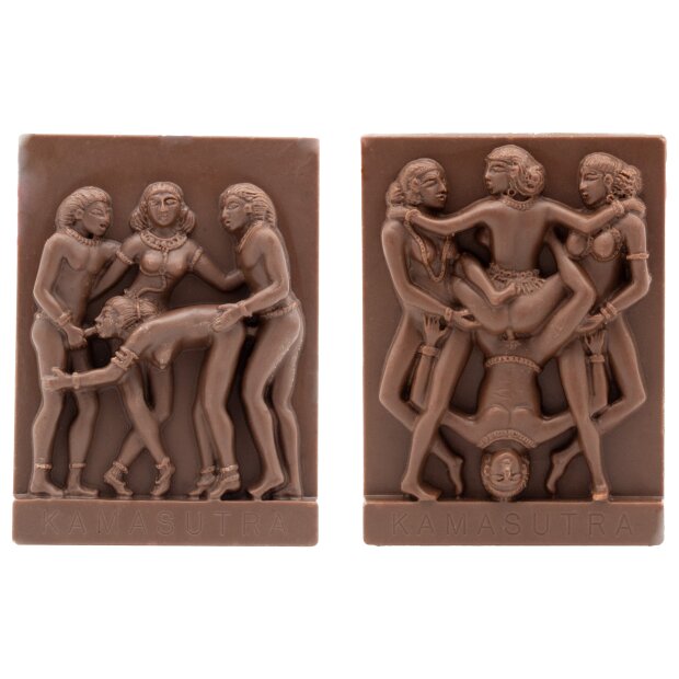 SMASH ME Confiserie Tablettes de chocolat Kamasutra grand set de 2 pièces 100 g