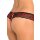 Rene Rofe Lingerie Crotchless Lace Thong With Bows Red S/M - M/L
