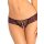 Rene Rofe Lingerie Crotchless Lace Thong With Bows Black M/L - 3XL/4XL