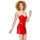 Black Level Lack Kleid rot L