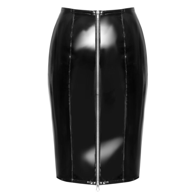 Black Level Vinyl Skirt Zip black S