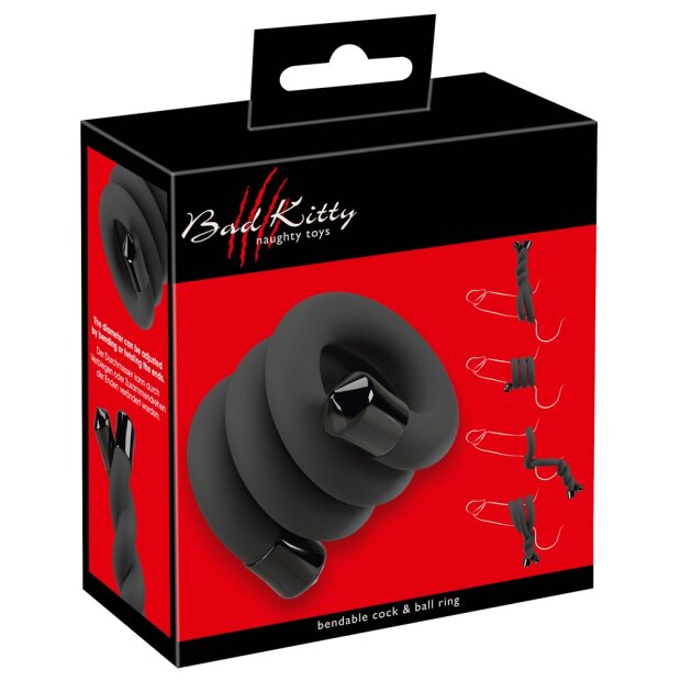 You2Toys BK bendable cock & ball ring