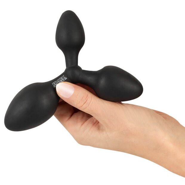 Black Velvets Triple Butt Plug