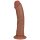 RealRock Vibrating and Rotating Regular Curved Cock - 8 / 20,5 cm - Tan