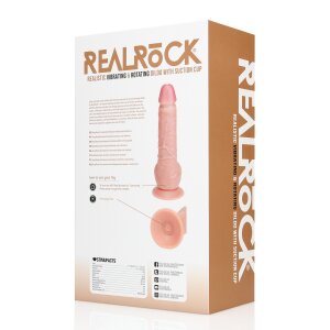 RealRock Vibrating and Rotating Straight Cock with Balls...