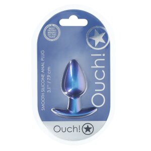 Ouch! Smooth Silicone Anal Plug Medium 7.9 cm ø...