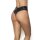 Mapalé High Waist Ruched Back Panty M/L Wet Look Black