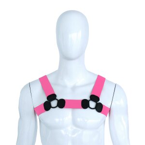 Kiotos Elastic Chest Harness S/M Pink 86–110 cm