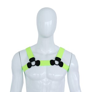 Kiotos Elastic Chest Harness L/XL Green 110–130 cm
