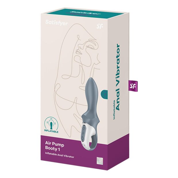 Satisfyer Air Pump Booty 1 Grey