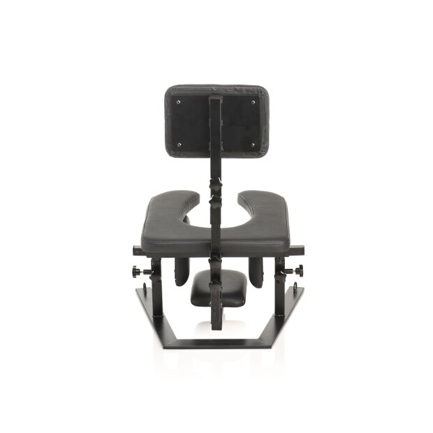 XR Brands Pleasure Throne Oral Sex Stuhl Schwarz