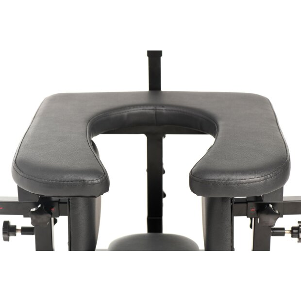 XR Brands Pleasure Throne Oral Sex Stuhl Schwarz