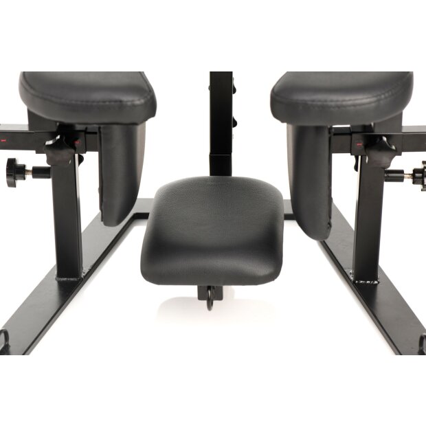 XR Brands Pleasure Throne Oral Sex Stuhl Schwarz