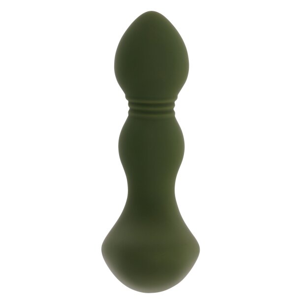 Evolved Lieutenant Vibrating Anal Plug - 12 cm