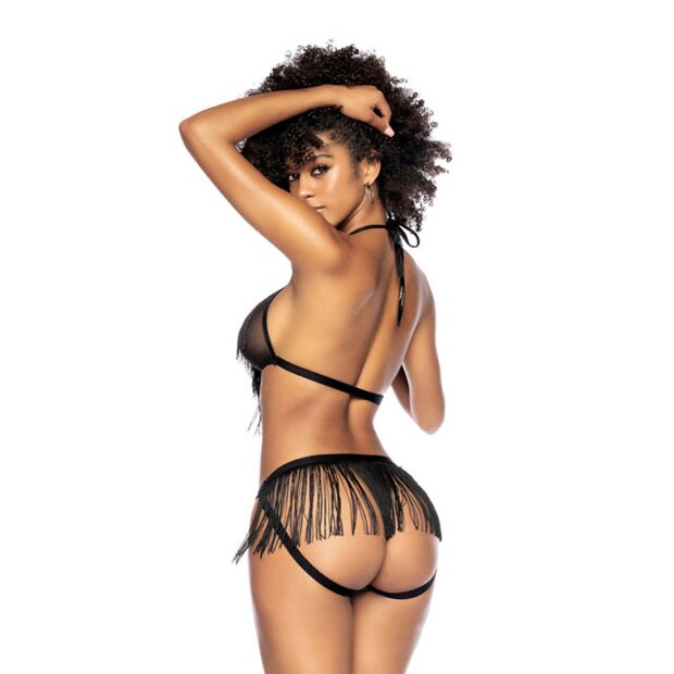 MAPALÉ Zweiteiliges Set Schwarz S/M - L/XL